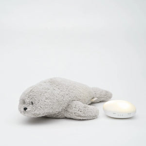 MOONIE Organic Humming Seal with Lamp - Gray