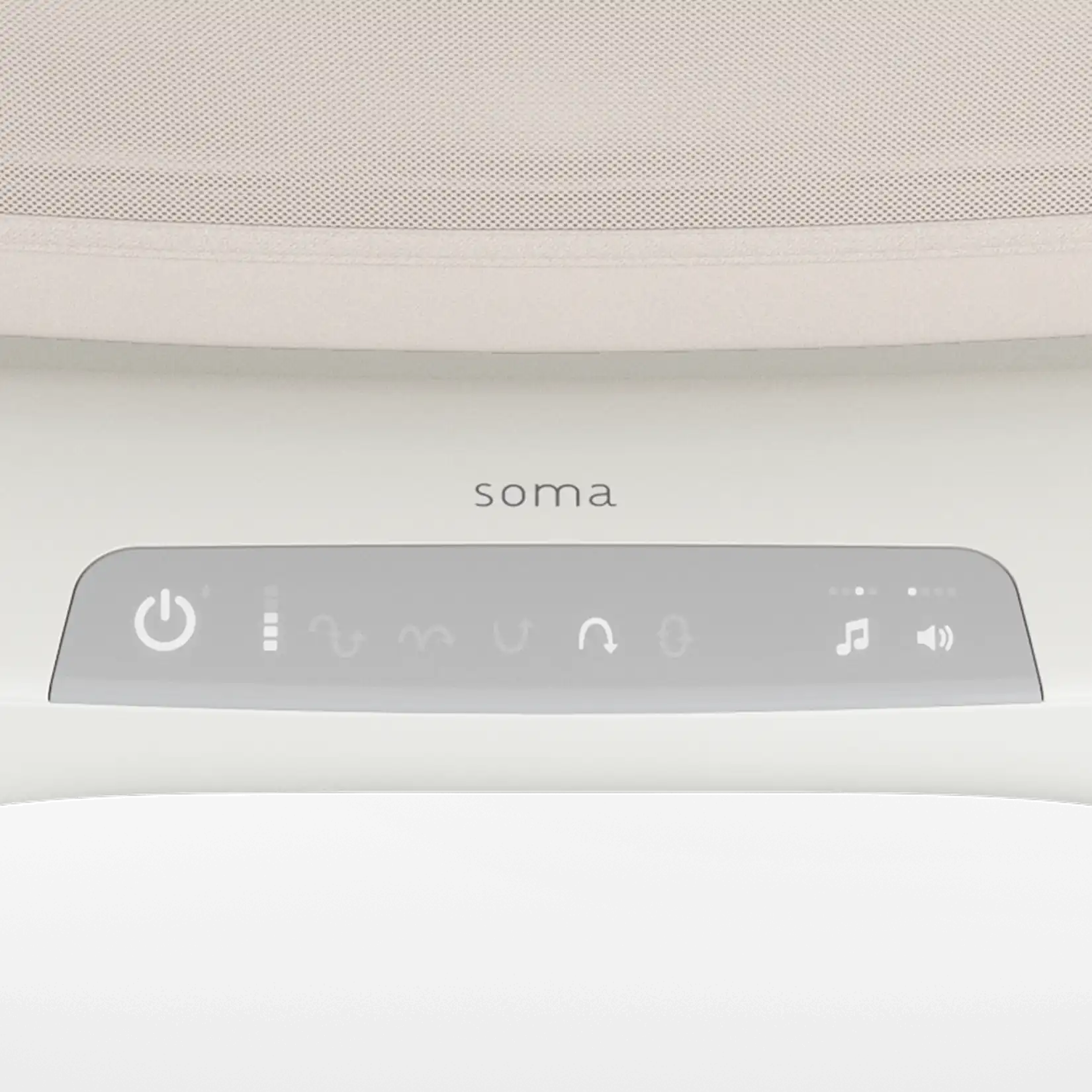 UPPAbaby Soma Smart Bassinet - Touch Screen Detail