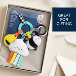 High Contrast - Itzy Ritzy Bitzy Busy Ring™ Teething Activity Toy - Great for Gifting