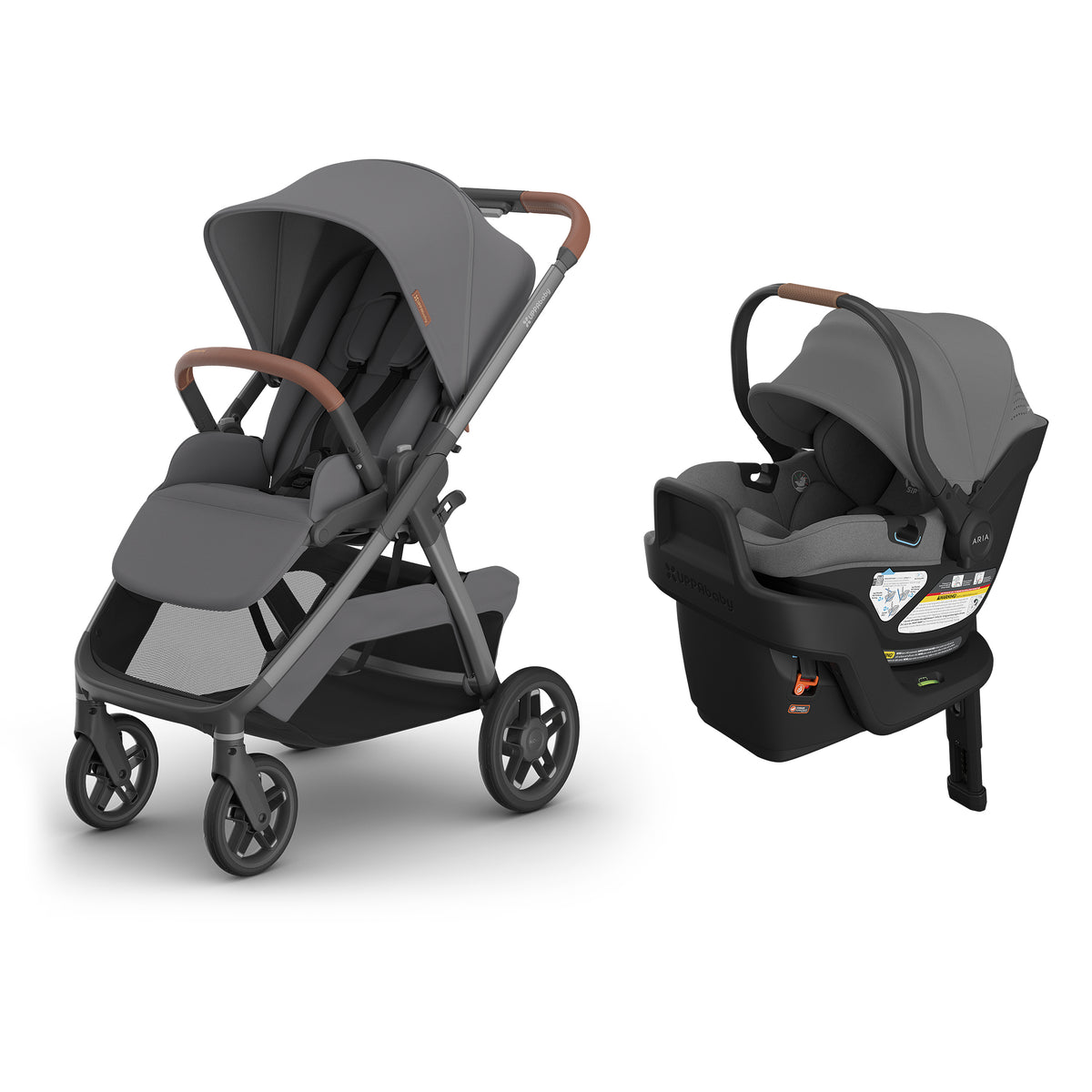 UPPAbaby Kona + Aria V2 Travel System Bundle - Rowan