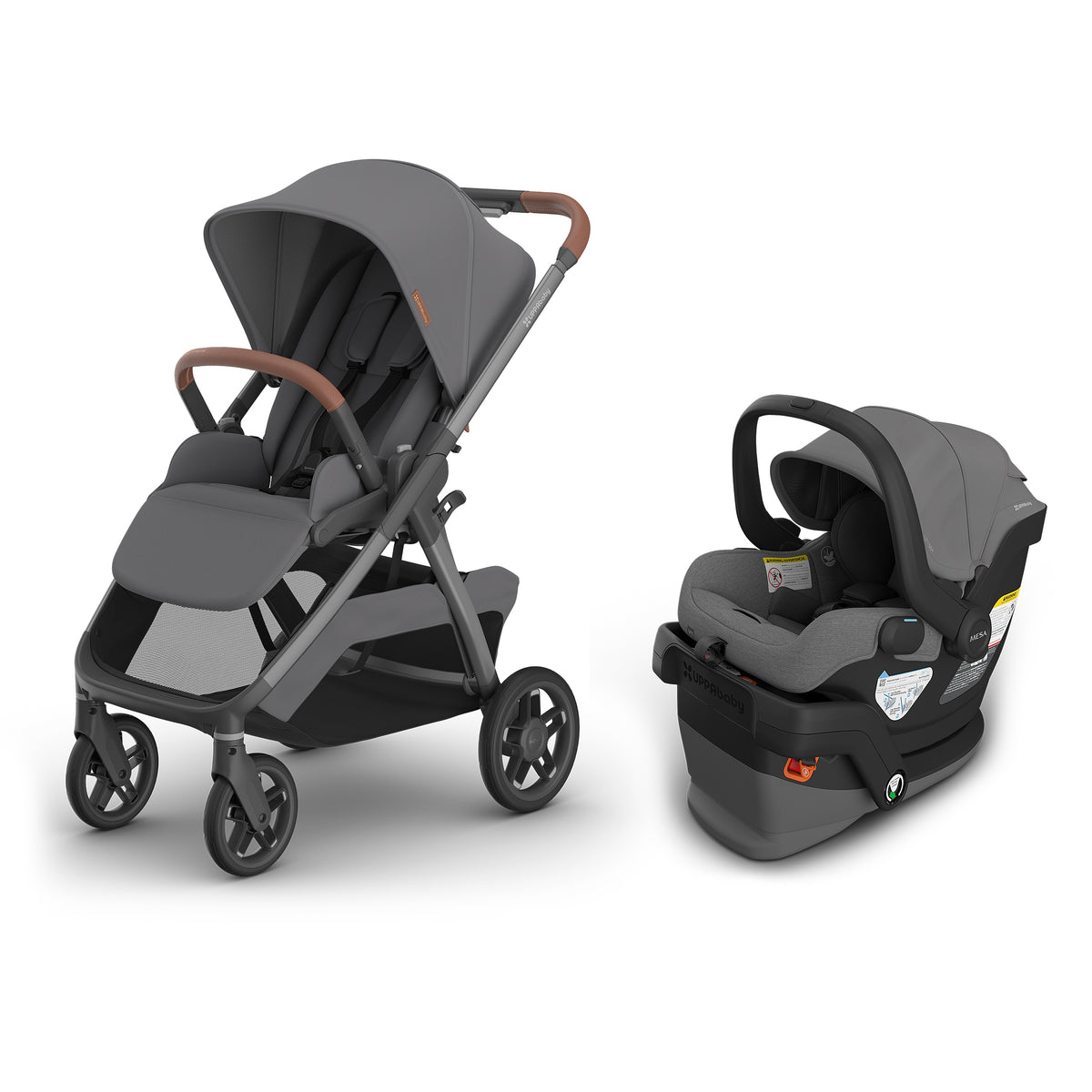 UPPAbaby Kona + Mesa V3 Travel System Bundle - Rowan