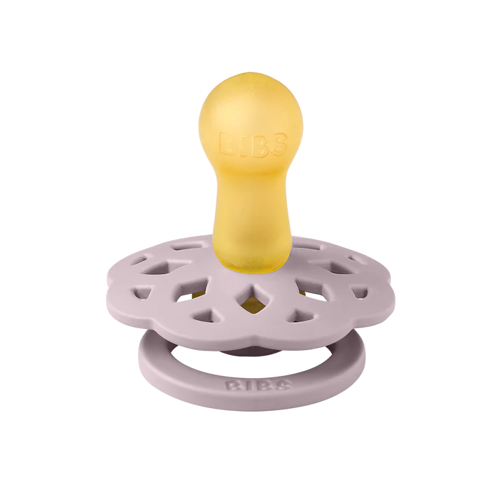 Dusky Lilac - BIBS Boheme Pacifier 2 Pack Blossom and Dusky Lilac