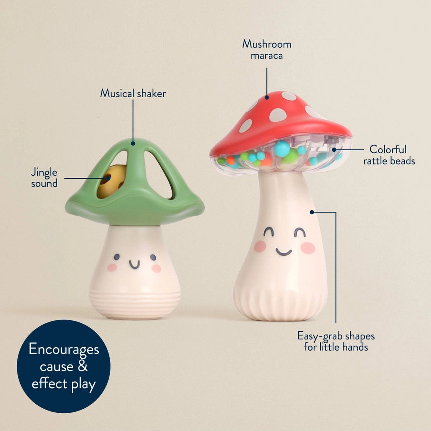 Itzy Ritzy Itzy Mini Maracas Musical Rattle Set Features 1