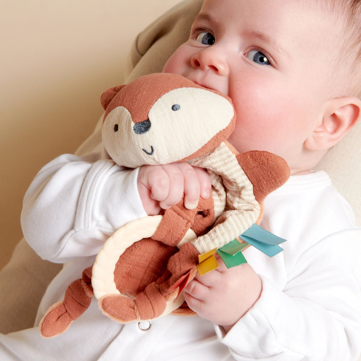Fox - Itzy Ritzy Bitzy Crinkle™ Sensory Toy with Teether Lifestyle 1