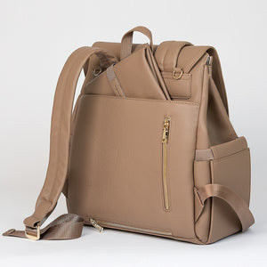 Enya Mond Luna Diaper Bag Backpack - Terra - Back Angle View