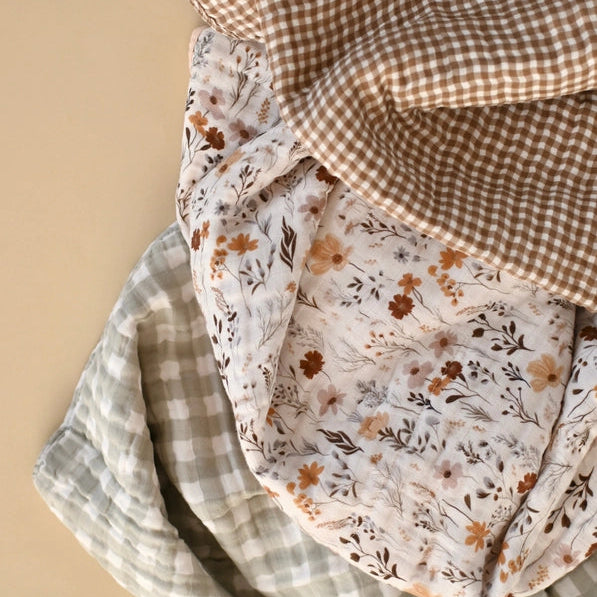 Minika 6-Layer Muslin Cotton Quilt - Wildflowers Lifestyle 3