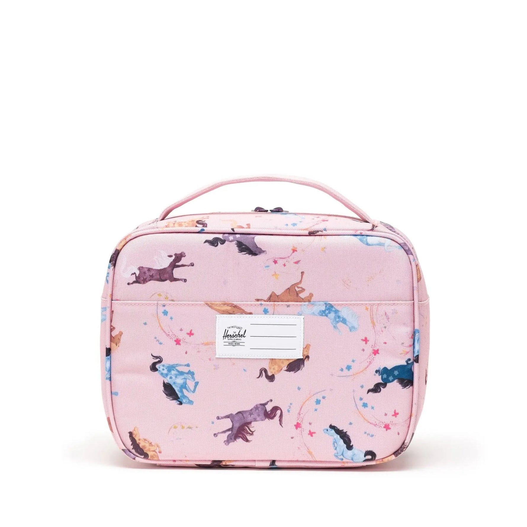 Herschel Pop Quiz Lunch Box Wild Horses - Name Label