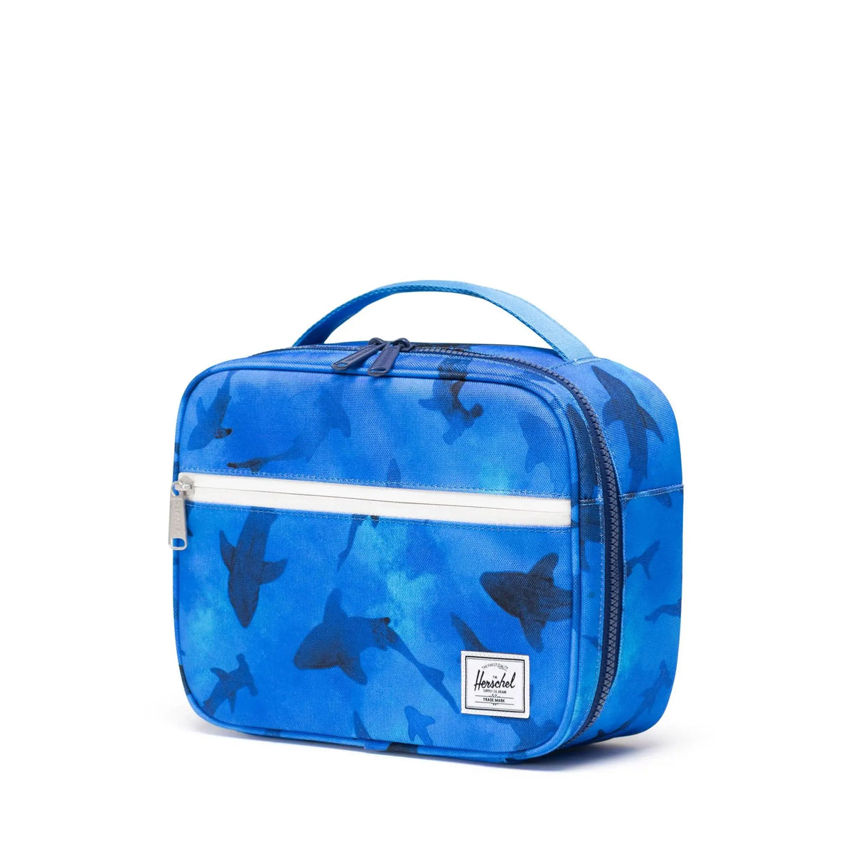 Herschel Pop Quiz Lunch Box Sharks - Zippered Pocket