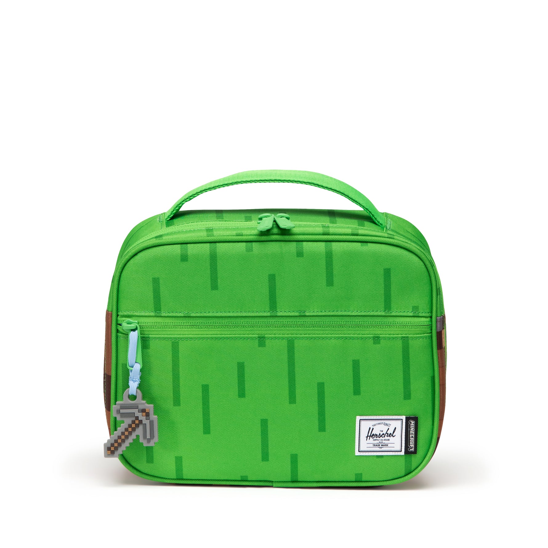Herschel Minecraft™ Collection Pop Quiz Lunch Box - The Overworld Front View