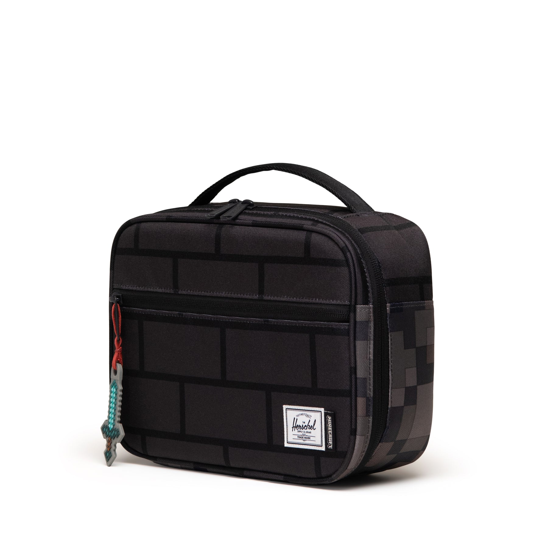 Herschel Minecraft™ Collection Pop Quiz Lunch Box - The Nether Angle View