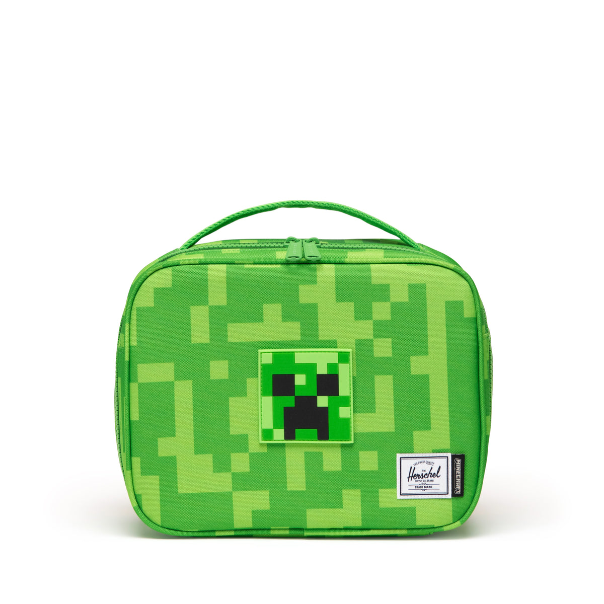 Herschel Minecraft™ Collection Pop Quiz Lunch Box - Creeper Front View