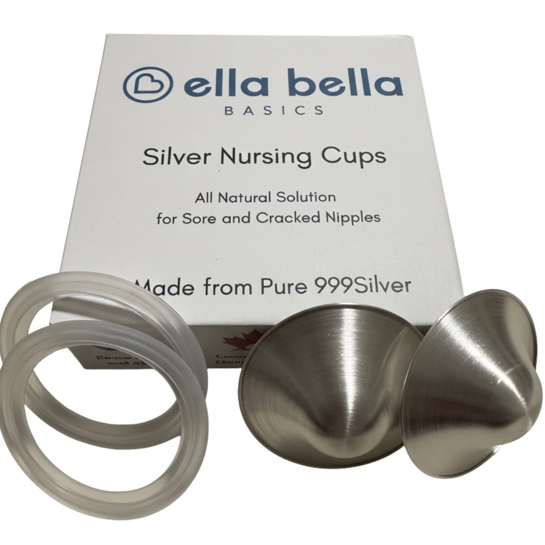 Ella Bella Silver Nursing Cups Lifestyle 3