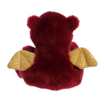 Palm Pals Plush - Aiden Dragon Back View