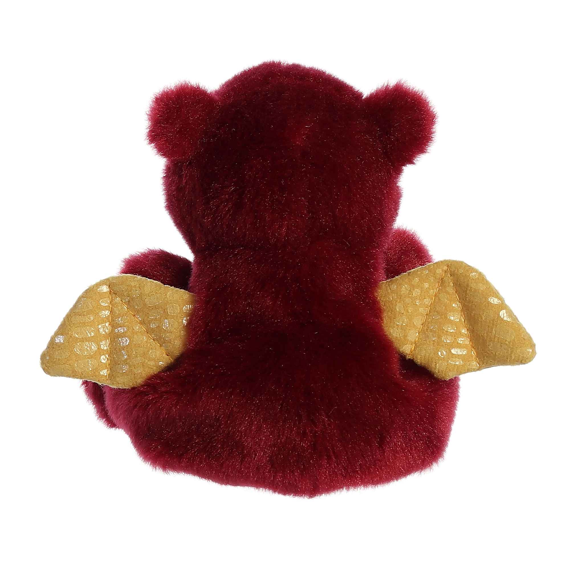 Palm Pals Plush - Aiden Dragon Back View