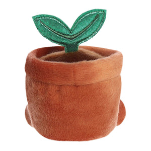 Palm Pals Plush - Terra Potted Plant Back View