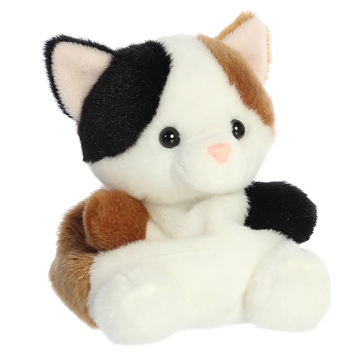 Palm Pals Plush - Peebs Calico Cat Angle
