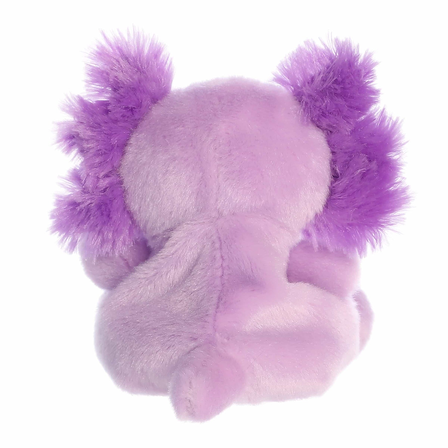 Palm Pals Plush - Xavier Purple Axolotl Back View