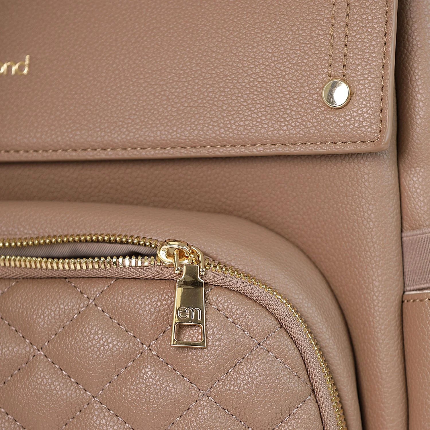 Enya Mond Luna Diaper Bag Backpack - Terra - Detail