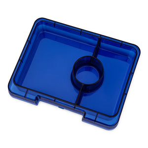 Yumbox Snack 3-Compartment Snack Box - Monte Carlo Blue/Clear Navy 3