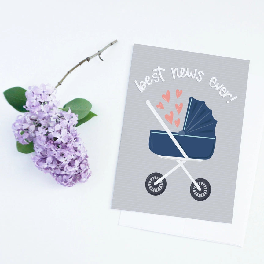 Pedaller Designs Greeting Card - Best News Ever! Lifestyle 1
