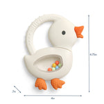 Itzy Ritzy Bitzy Shake™ Silicone Teether with Rattle - Goose Measurements
