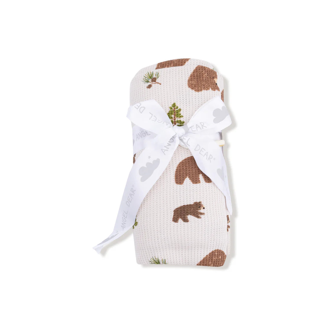 Angel Dear Bamboo Swaddle Blanket - Sweet Brown Bears