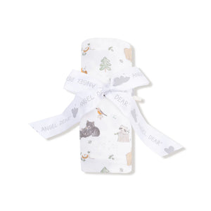 Angel Dear Bamboo Swaddle Blanket - Woodland Babies Wrapped