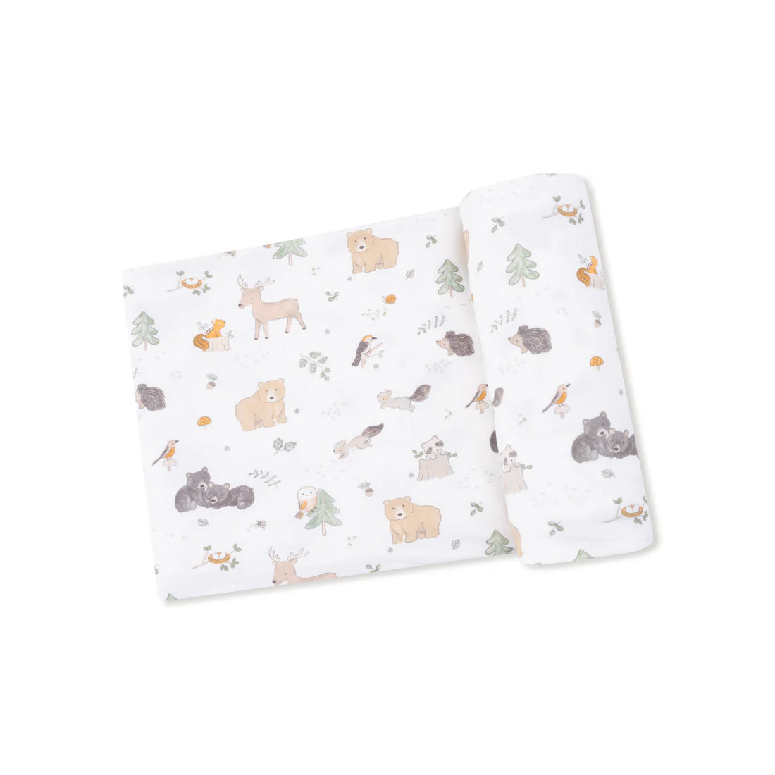 Angel Dear Bamboo Swaddle Blanket - Woodland Babies