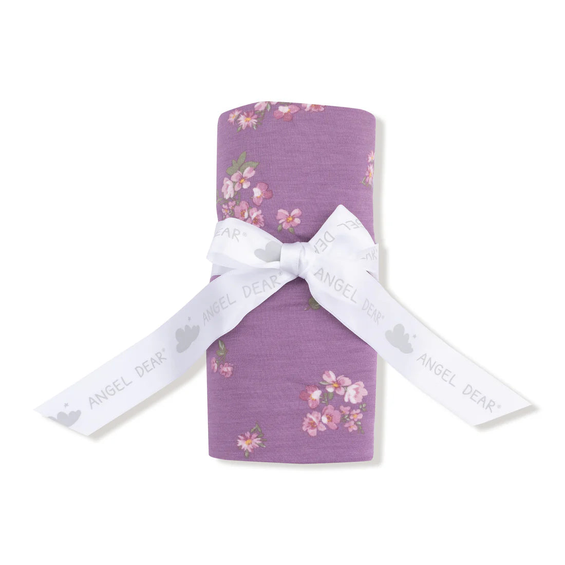 Angel Dear Bamboo Swaddle Blanket - Woodsorrel - Wrapped