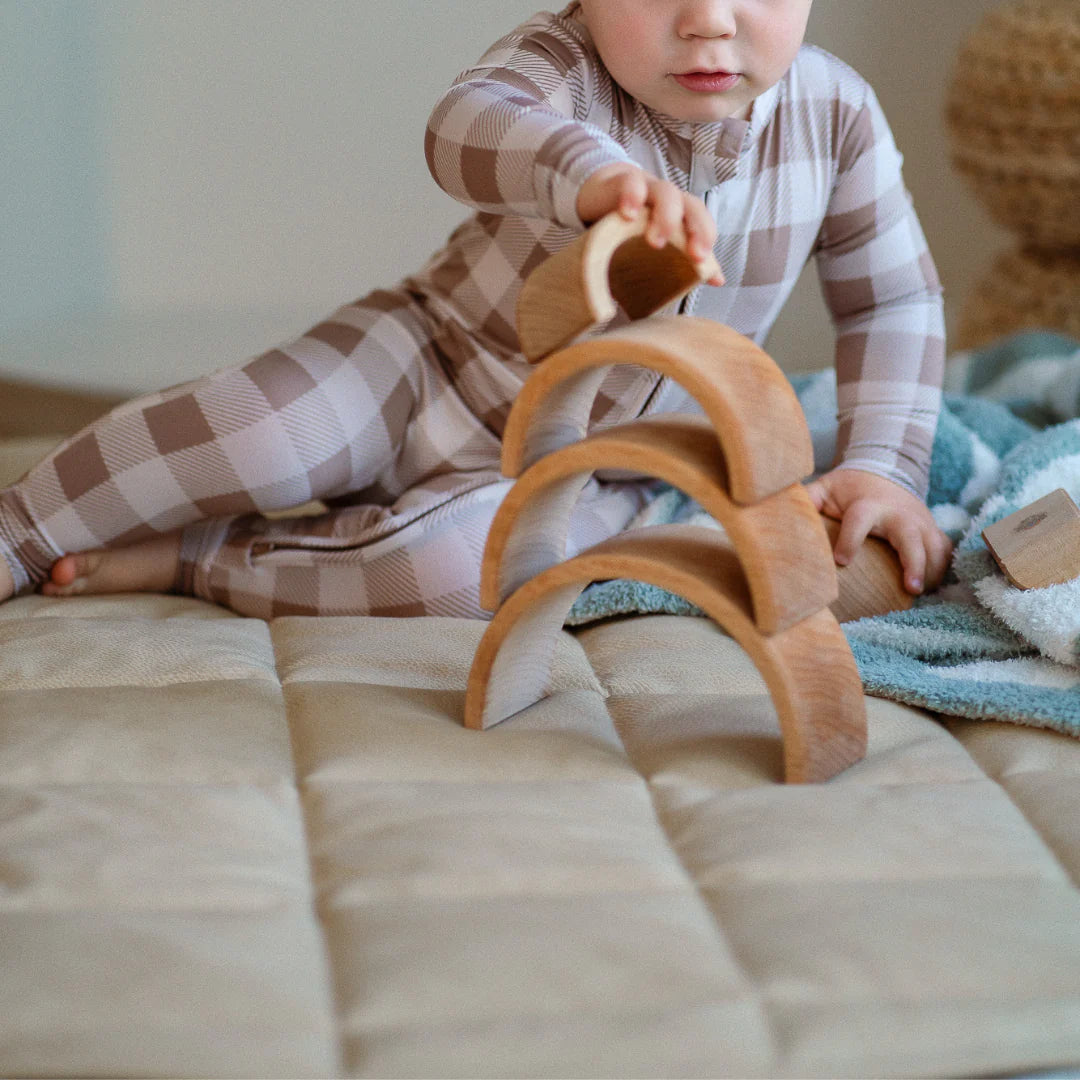 Townsend Avenue Quilted Vegan Leather Play Mat Lifestyle 8