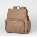 Enya Mond Luna Diaper Bag Backpack - Terra - Front Angle View