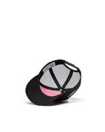 Herschel Whaler Cotton Mesh Baby Cap - Black Under Rim View