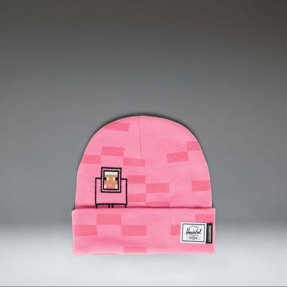 Herschel Minecraft™ Collection Elmer Kids Beanie - Pink Sheep