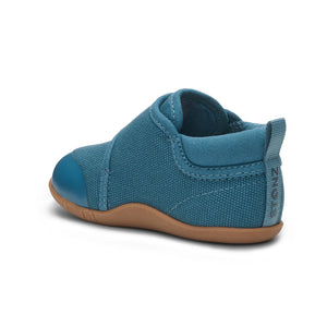 Stonz Cruiser Natural Baby Shoes - Denim Back Angle View