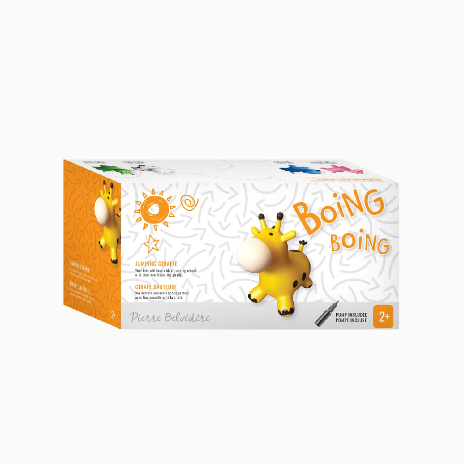 PBI Junior Jumping Giraffe Bouncy Toy