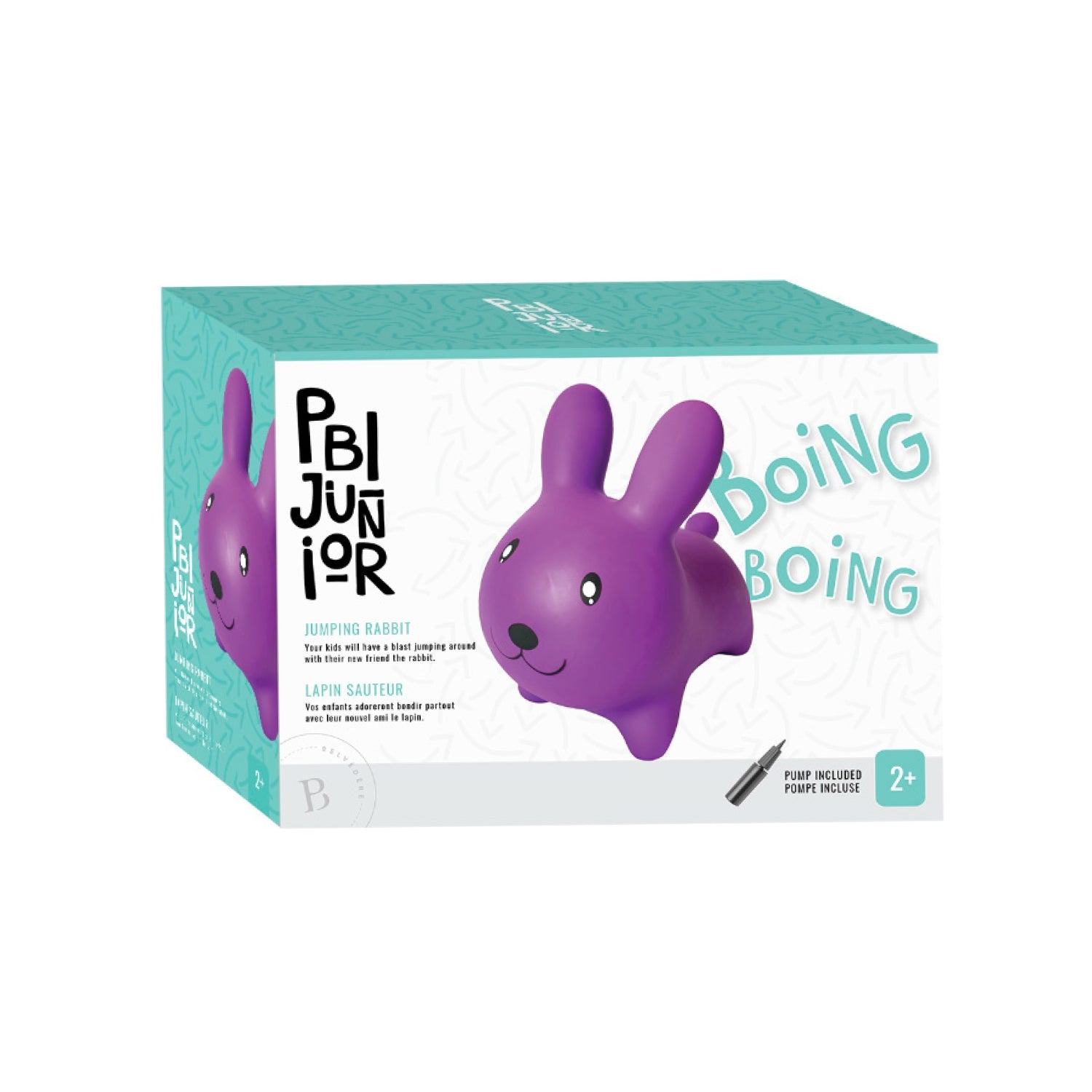 PBI Junior Jumping Rabbit Bouncy Toy