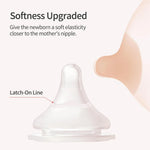 Pigeon Bottle Nipple 3 PK Softness and Elasticity with Latch-On