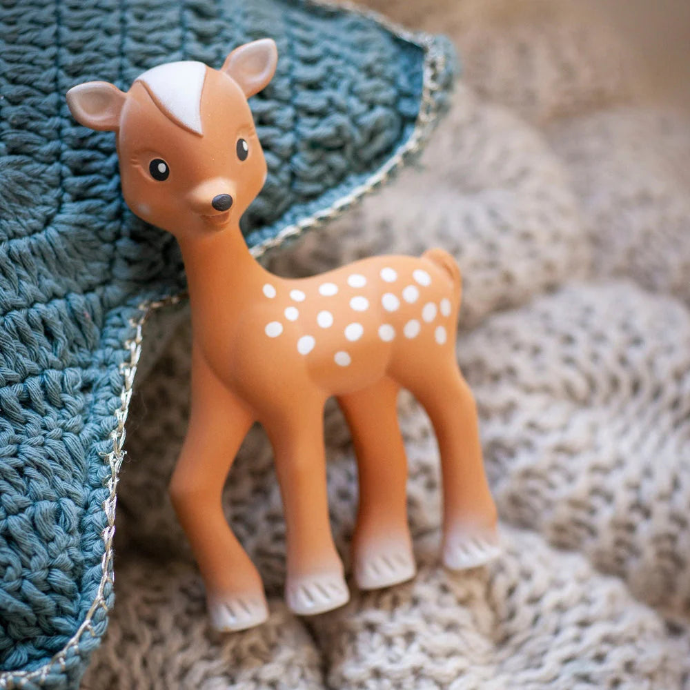Fanfan the Fawn Natural Rubber Teether Lifestyle 1