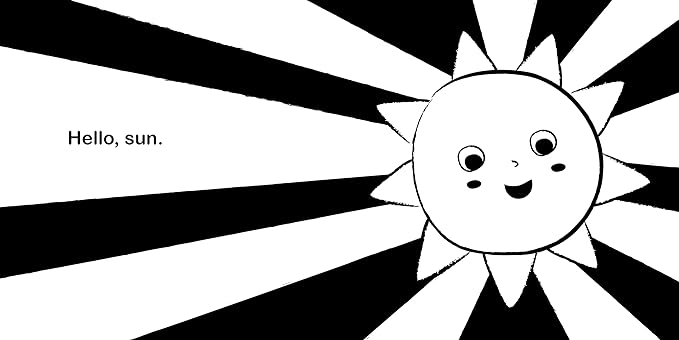 Hello, My World: A High-Contrast Board Book -Inside View