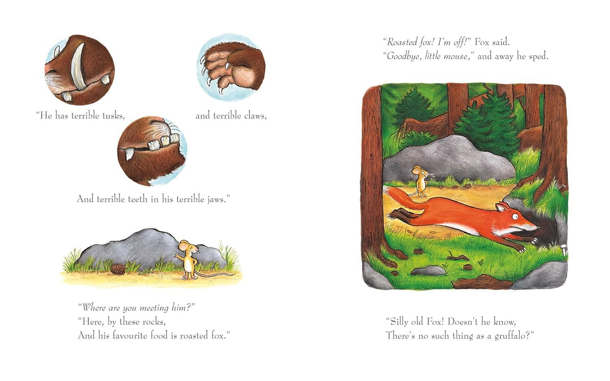 The Gruffalo & The Gruffalo's Child Board Book Gift Set Slipcase - Look Inside 1