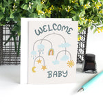 Pedaller Designs Greeting Card - Welcome Baby Lifestyle 1