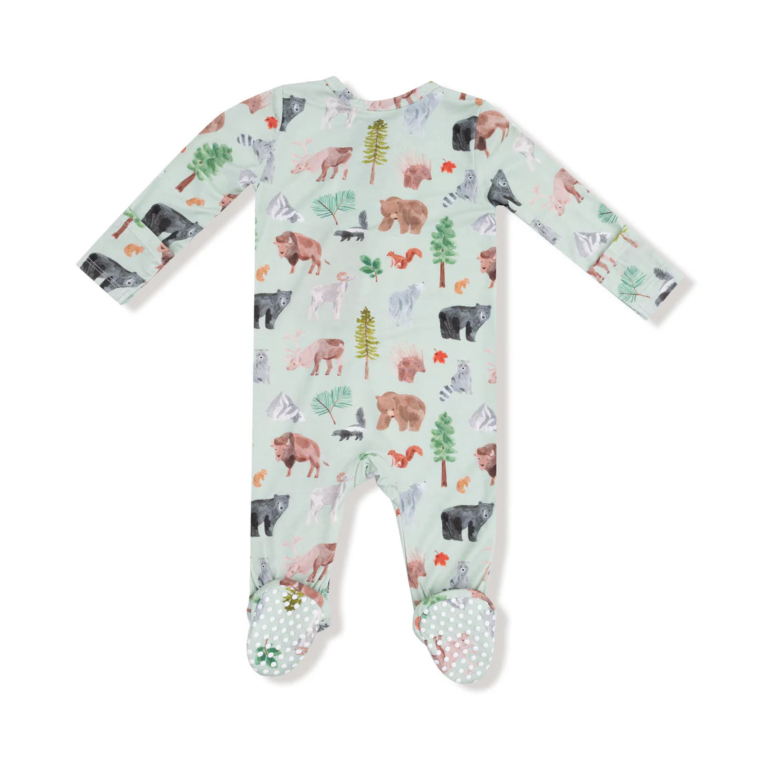 Angel Dear Zipper Footie - Woodland Animals