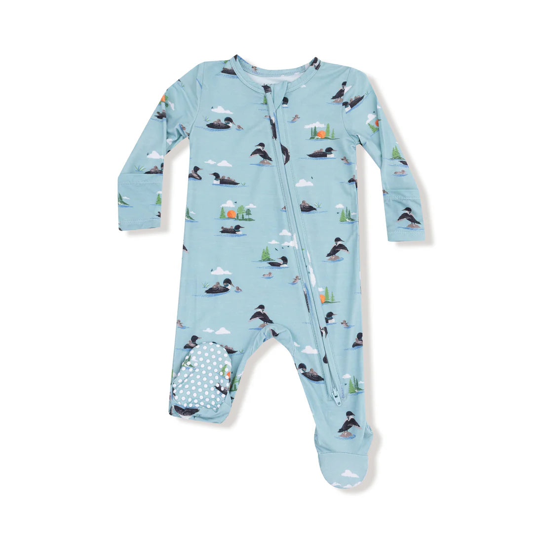 Angel Dear Zipper Footie - Loons