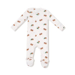 Angel Dear Zipper Footie - Tiny Acorns Back View