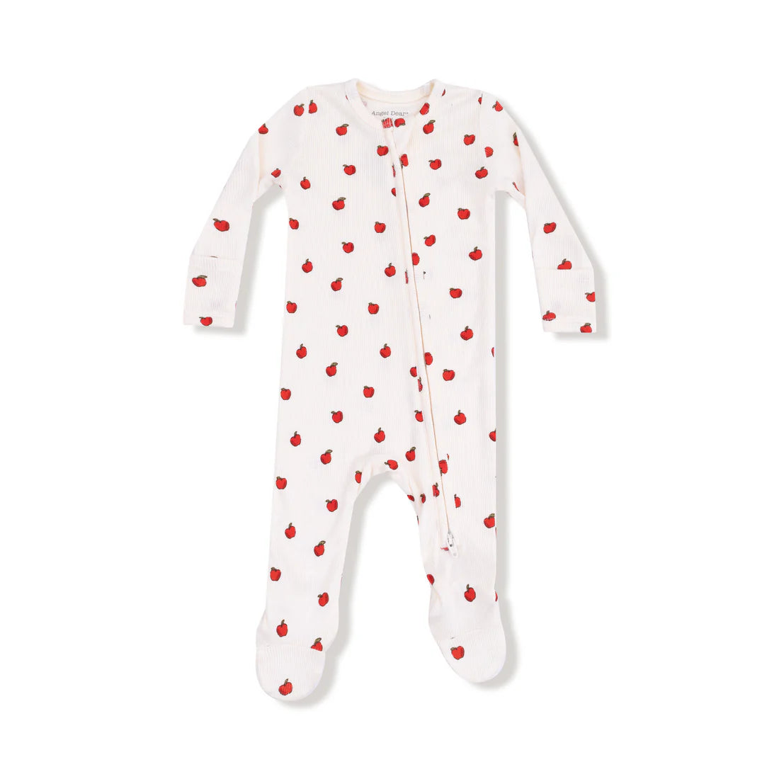 Angel Dear Zipper Footie - Tiny Apples