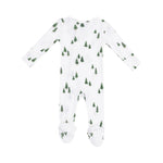 Angel Dear Zipper Footie - Tiny Forest Back View