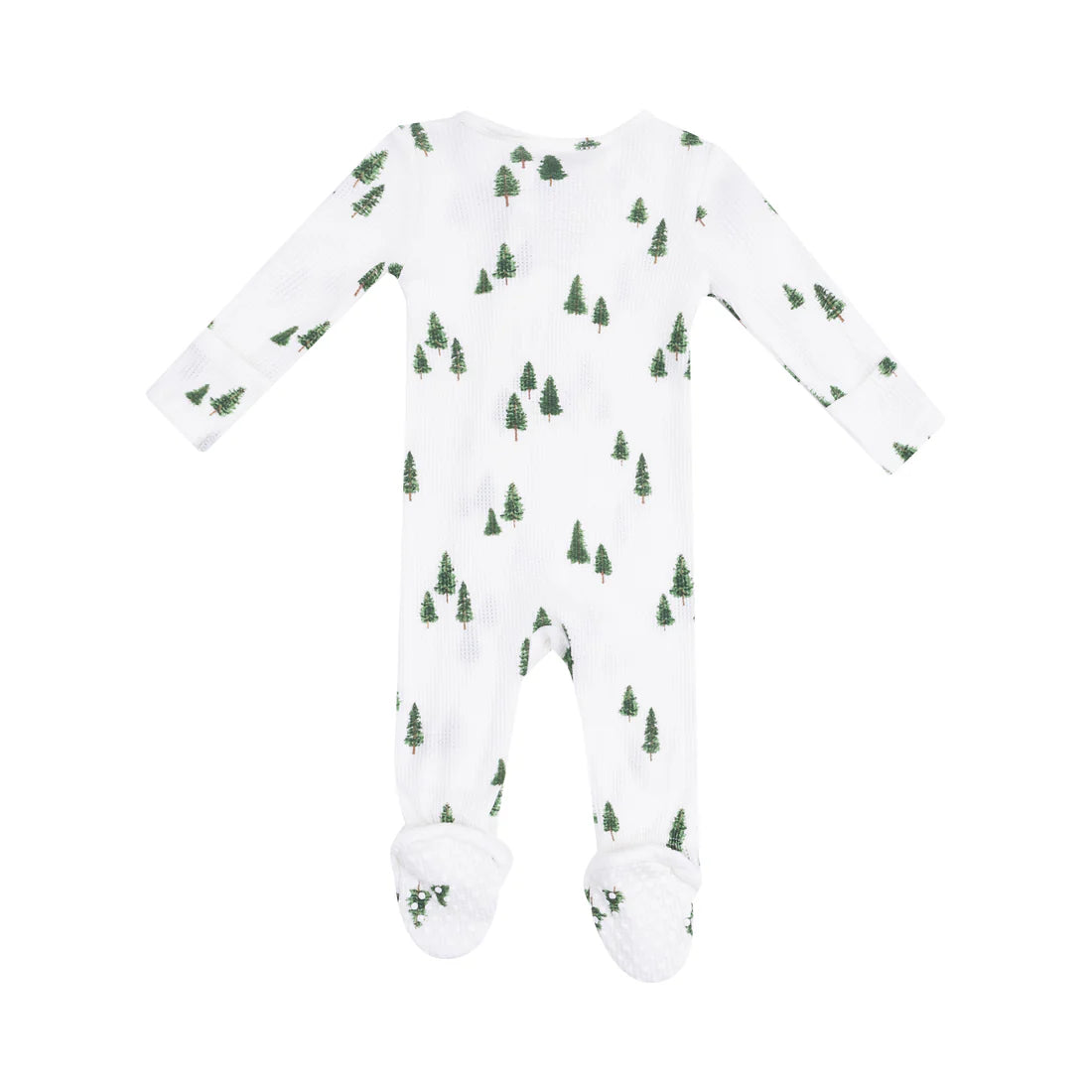 Angel Dear Zipper Footie - Tiny Forest Back View