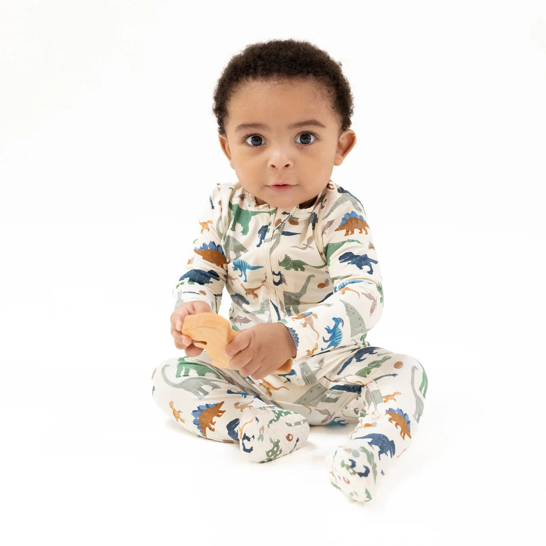 Angel Dear Zipper Footie - Washy Dinos Lifestyle