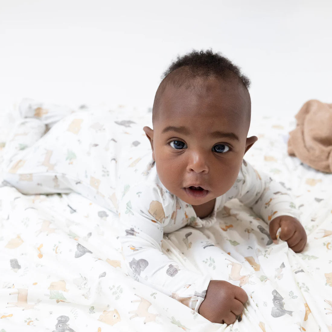 Angel Dear Zipper Footie - Woodland Babies