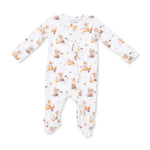 Angel Dear Zipper Footie - Woodland Animals with Pumpkins